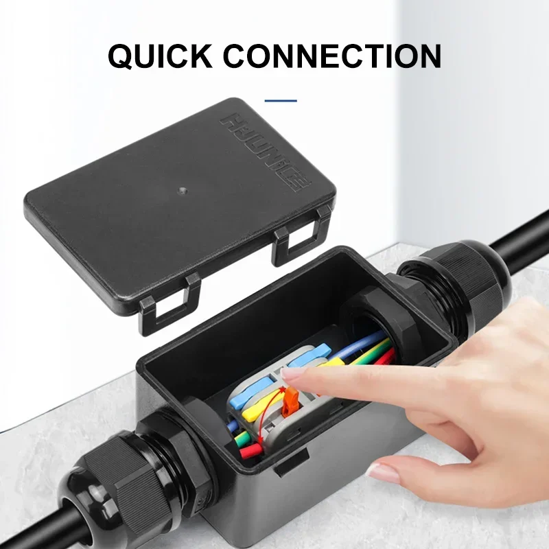2-Way PG9 M20 With terminal 2 to 2 Outdoor Waterproof Junction Box 3 to 3 Buried Street Lights Splitter 4 4 Sealed Connector electrical distribution box,electrical junction box,electrical box