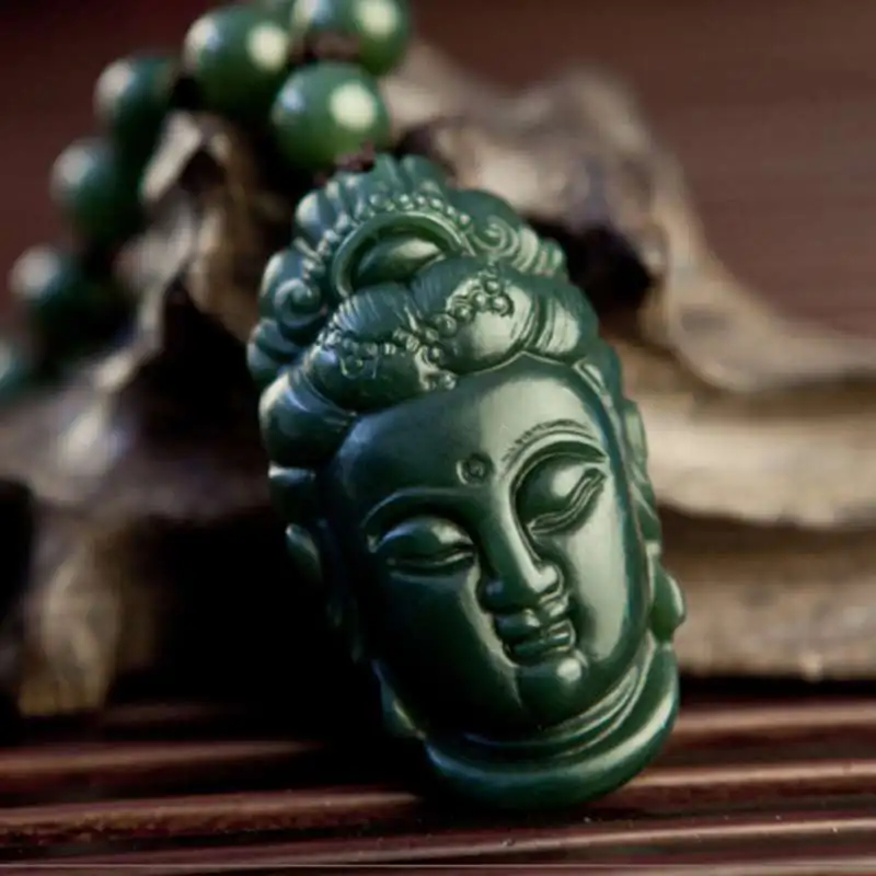 factory-price-wholesale-hetian-jade-jade-guanyin-head-pendant-pendant-standing-buddha-wholesale-buddha-head-jade-pendant