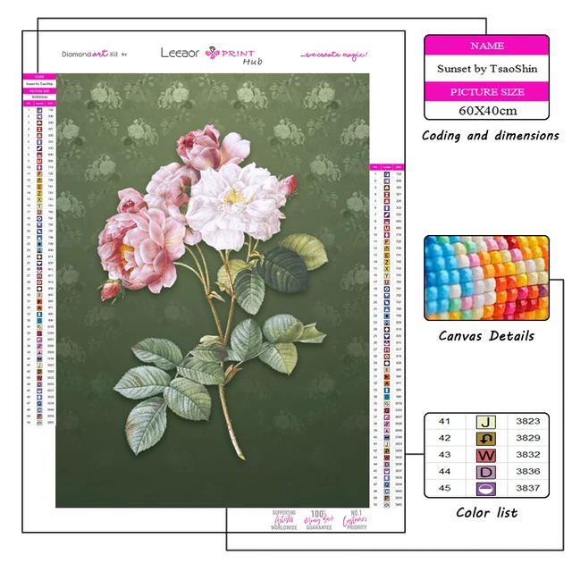 Pink Flowers Diamond Painting Kits for Adult Aesthetic Plants Peony Cross  Stitch Diamond Mosaic Diamond Painting Home Decor - AliExpress