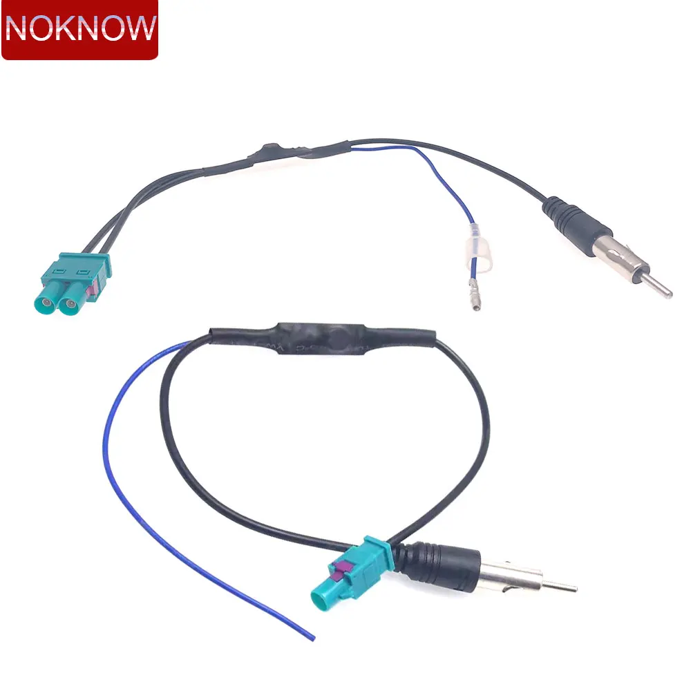 CarRadioAudioAntennaAmplifierAdapterCableMaleOneDualDinFakra