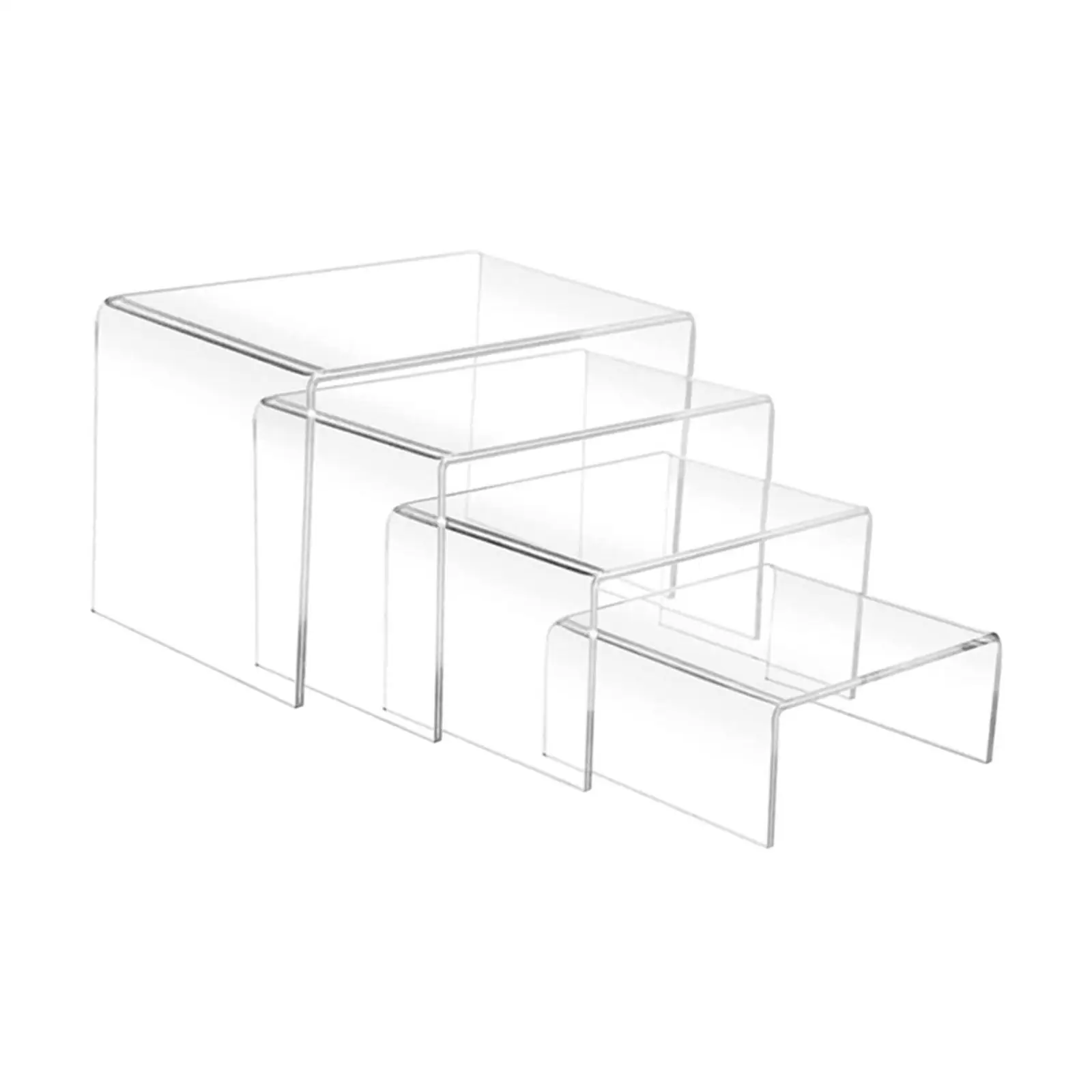 Transparent Acrylic Display Stand for Jewelry and Accessories