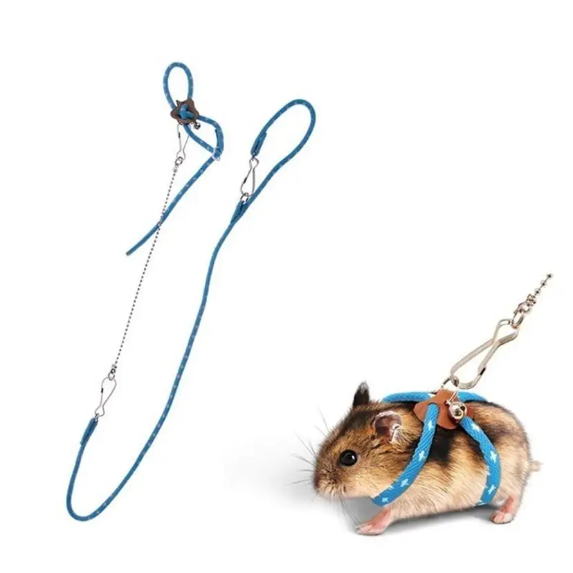 1 Pcs Hamster Tethering Leash Anti-Bite Breakaway Mouse Walking Belt For Outdoor Exercise And Interaction To Prevent Boredom