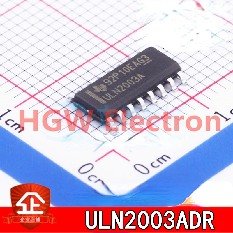 

10 шт. новая и оригинальная трафаретная печать uln2003cdma: ULN2003A SOP-16 Транзисторы Дарлингтона uln2003дополнительный SOP16 ULN2003A