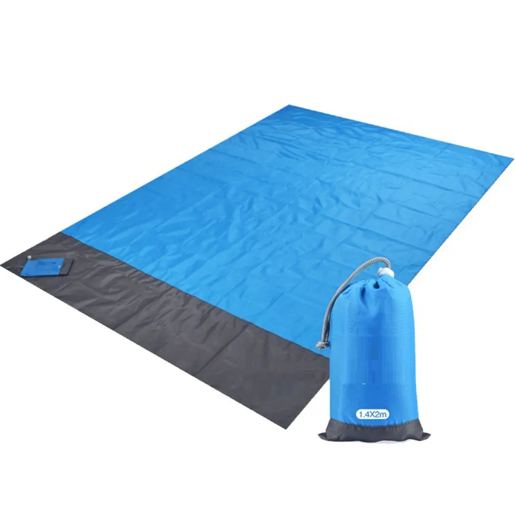 

2x2.1m Waterproof Pocket Beach Blanket Folding Camping Mat Mattress Portable Lightweight Mat Outdoor Picnic Mat Sand Beach Mat