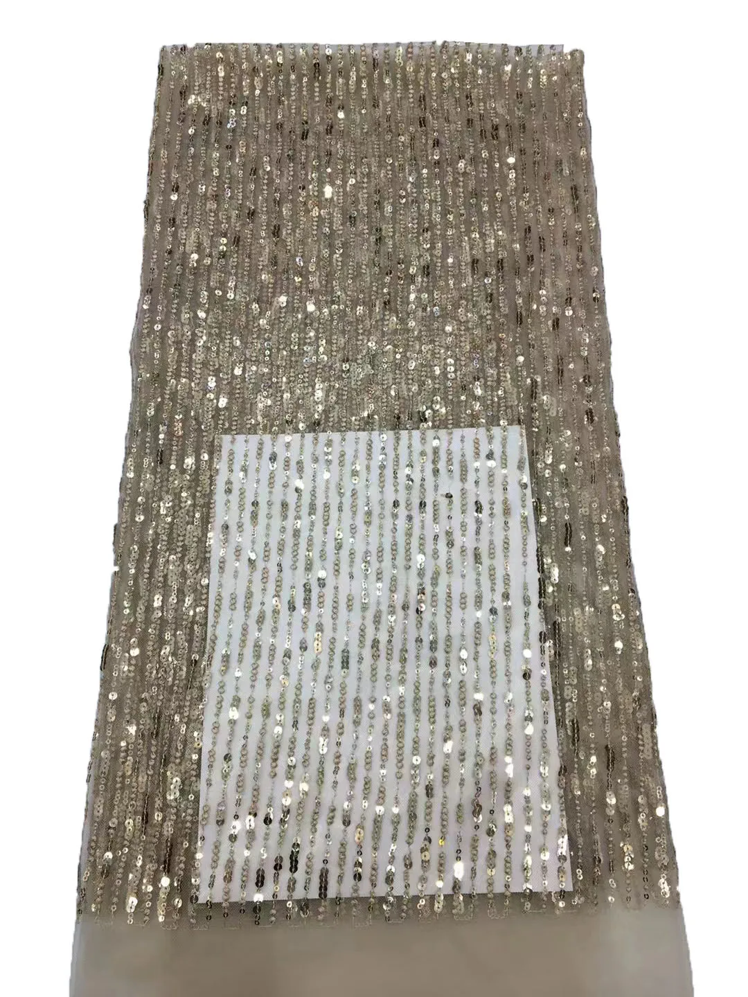 

New 3+ 5cm laminated precision flat embroidered lightning vertical bar, high-end African fashion dress, excellent price!