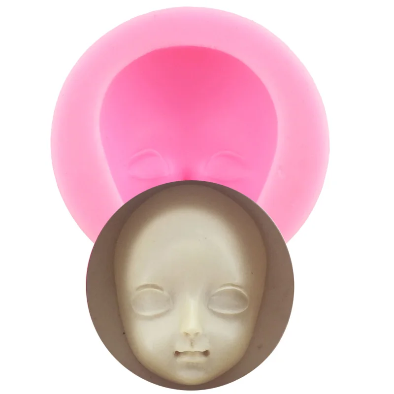Sijiangmold Babygesicht Fondantform - Silikonform Für Kuchendekoration