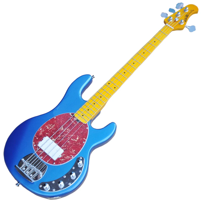 Musician Four String Electric Bass Active Line Back Through String OTGT-2032