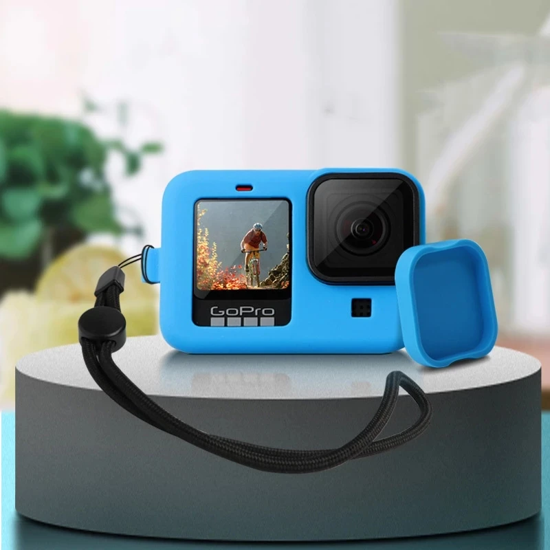 Soft Silicone Case For Gopro Hero 11 10 9 Black Silicone Protective Full Cover Shell For Gopro