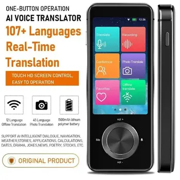 인스턴트 음성 번역기, 휴대용 실시간 스마트 번역기, 12 개 오프라인 언어 지원, 2024 최신 M9