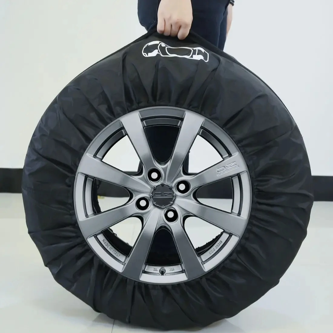 13 "-19" Tire 4Pcs Auto Car Vehicle Spare Tire Tyre Wheel Cover Bag Protector With Carrying Handles Tote Car Storage