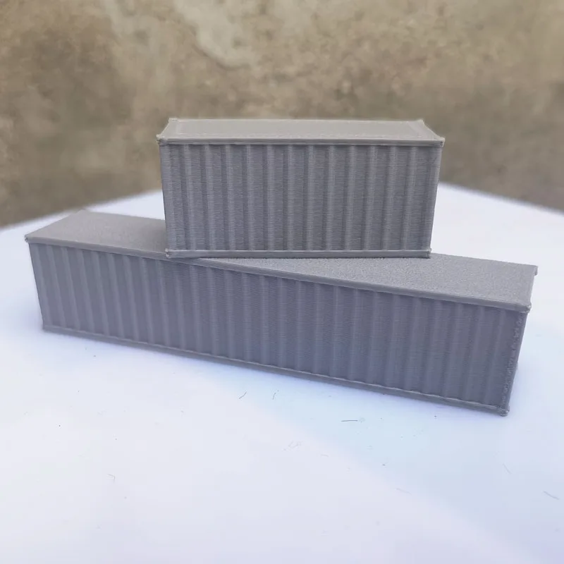 HO Scale 1:87 40ft/20ft/10ft Shipping Container 40' Cargo Box Model Railway Layout 1pc shrub strips model simulated tree model model railway road tape