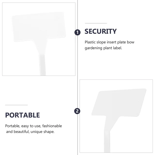 20 Pcs Címke Nagy Növények Pot Marker Földkártya Óvodai Kerti Címkék Tétfa Kertészkedés Akkesorries - Image 4