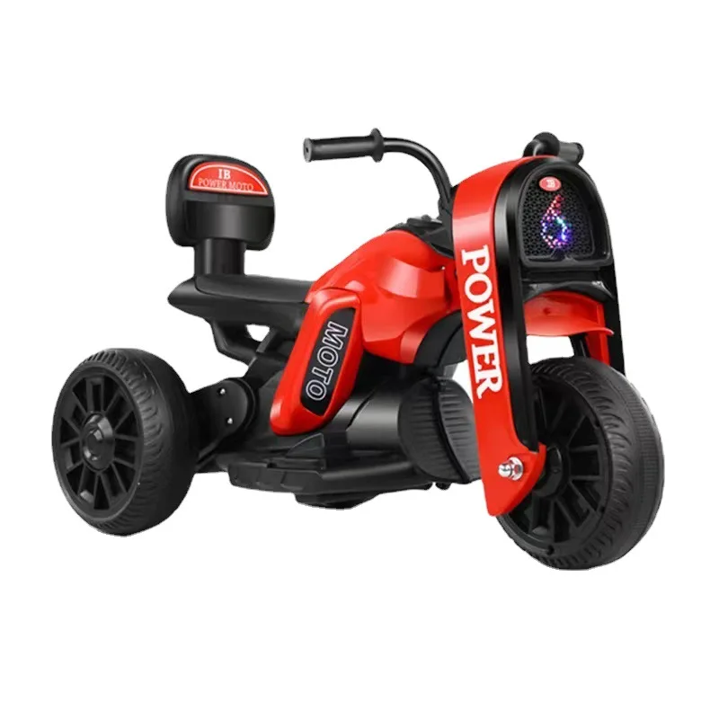 New Children's Electric Motorcycle Male and Female Charging Remote Control Tricycle Music Light Toys 1-6 Years Kids Ride On children s electric car 4 wheels with remote control baby car male female children toy car can sit on 4 drive charging stroller