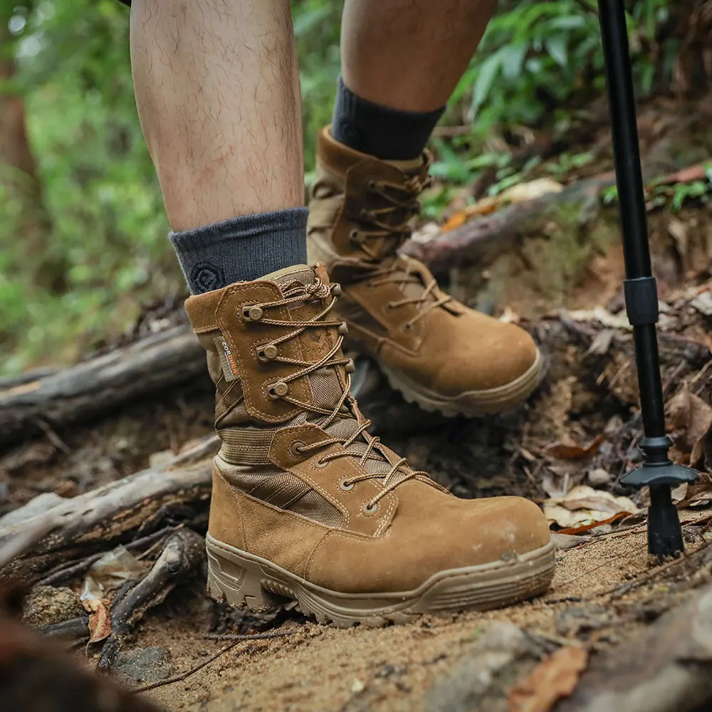 Emersongear &ldquo;Rattlesnake&rdquo; 8&rdquo; High Top Desert Boots Airsoft Hunting Combat Camping Outdoor Hiking Soprts Training Nylon