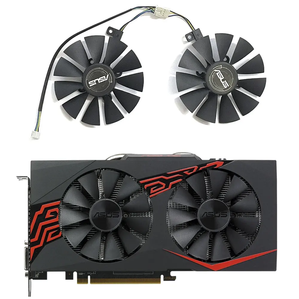 T129215Bu Muslimb Fdc10U12S9-C Rx580 Ventola Per Arez Asus Radeon Rx 470 4Gb Mining 570 580 Expedition Oc Ventola Di Raffreddamento Grafica