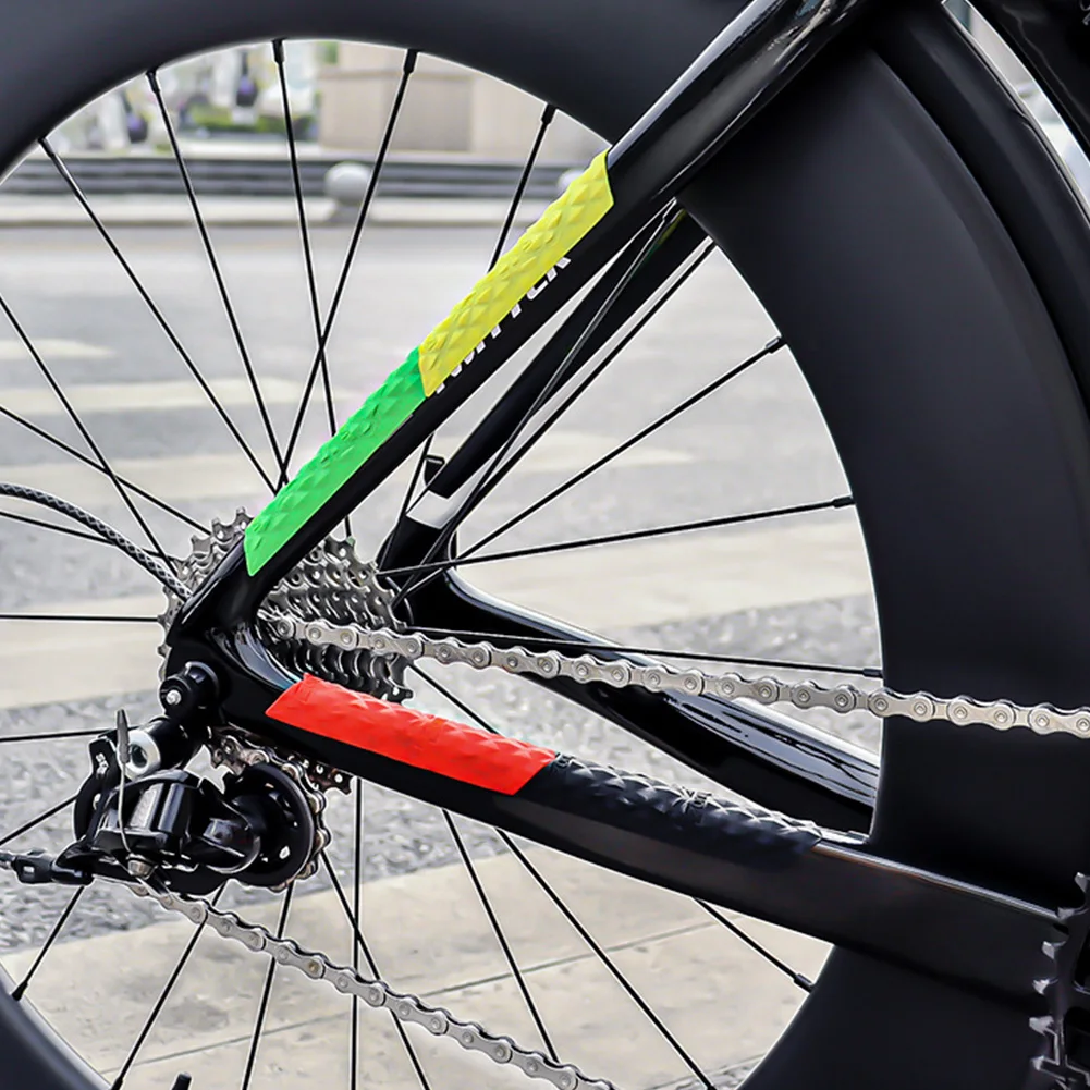 5Pcs MTB Bicycle Frame Protection Sticker Bicycle Guard Cover Removable Bike Down Tube Anti-Scratch Cycling Protector Sticker