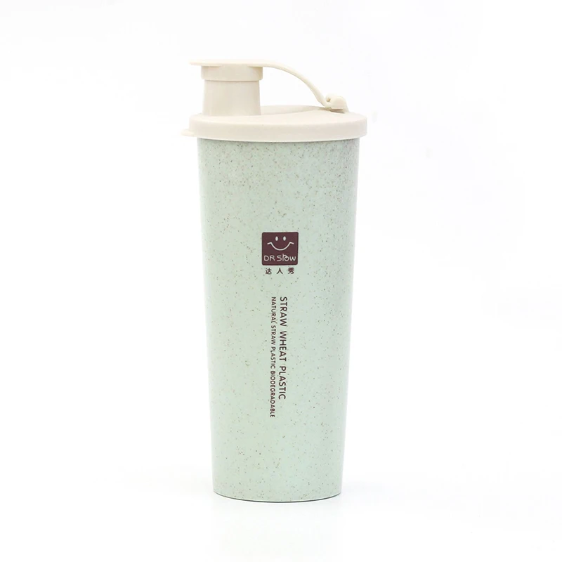 Wheat Straw Water Bottle With Mouth Kitchen Single-layer Wheat Fragrance Carry-on Cup Suitable for Home Office Car