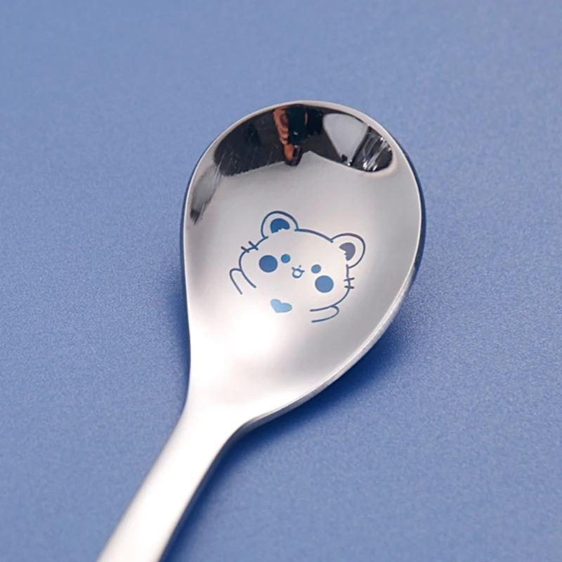 Baby Cutlery Self-Feeding Spoon & Fork Set Toddler Multipurpose Noodle Feeding Grade Children Dinnerware For silicone feeding spoon silicone cutlery set learning spoons fork spoon set baby cutlery