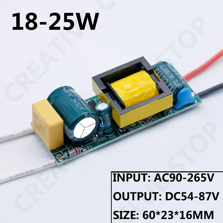 LED Driver 1W 3W 6W 9W 10W 12W 15W 18W 300mA LED Power Supply Adapter 90-265V Lighting Transformers For LED Spotlight Bulb Chip