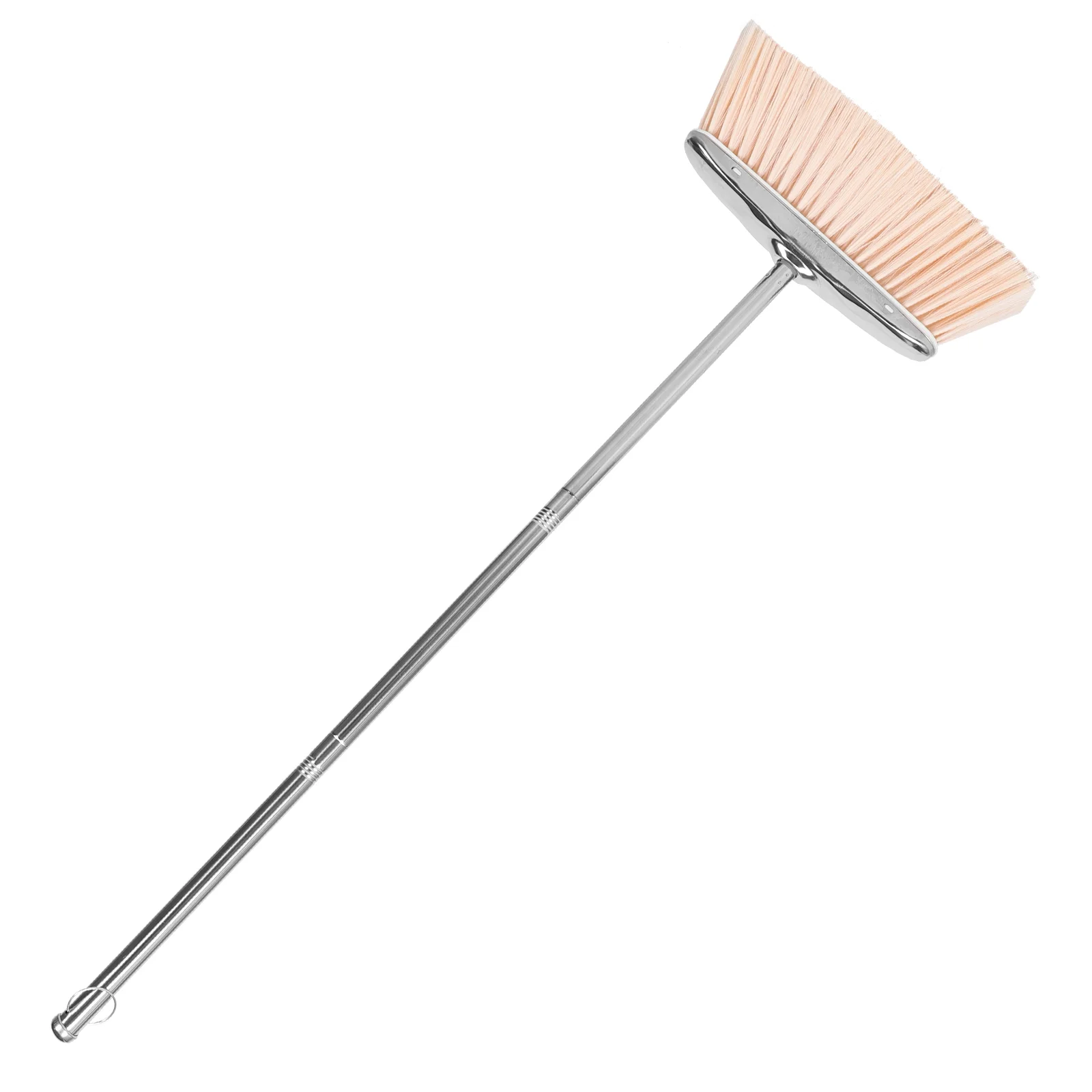 Long Handle Stainless Steel Broom Heavy Duty Kitchen Floor Brush Household Broom Garbage Wiper Brooms Dustpans