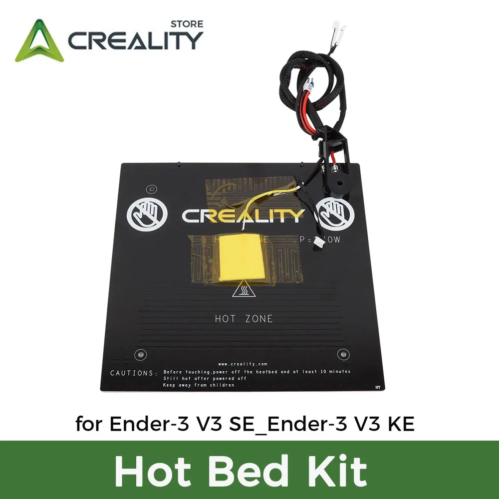 

Creality Original Hot Bed Kit for Ender-3 V3 SE_Ender-3 V3 KE 3D Printer 235*235*3mm Replacement Heatbed 3D Printer Accesoires