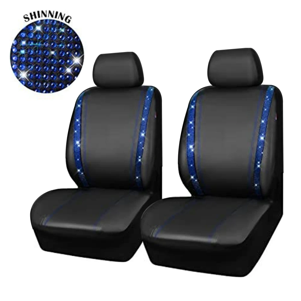

All Season PU Leather Universal Car Seat Cover Set Full Surrounded Cushion Protector Pad Anti-Scratch Fit Sedan Suv Pick-up Seat
