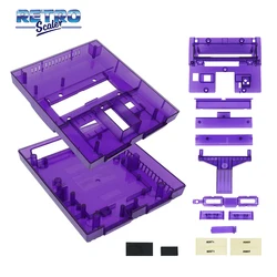 RetroScaler Transparent Shell Replacement Case Substitute Accessories For SNES Console Super NES