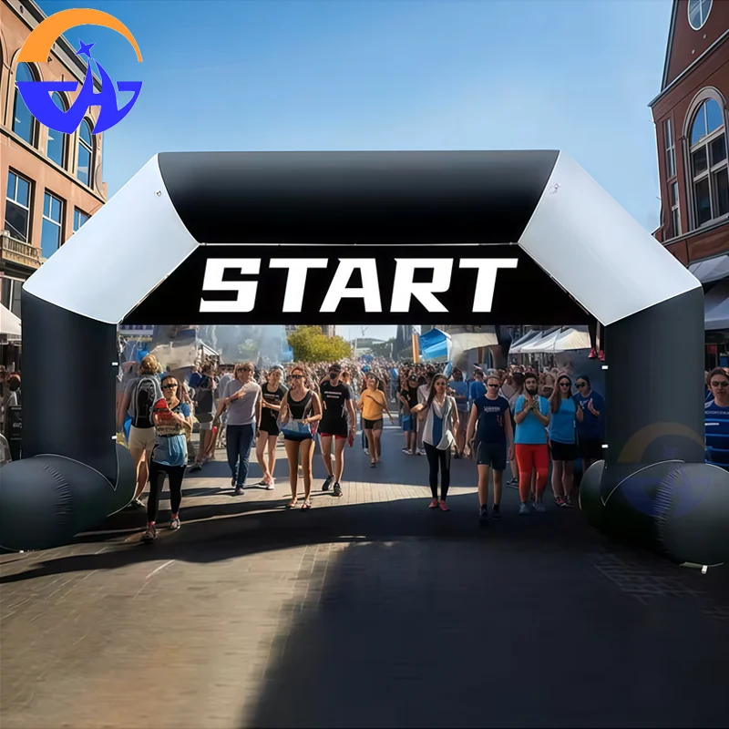 Inflatable Start & Finish Line Arch with Blower – Outdoor Event Archway 1