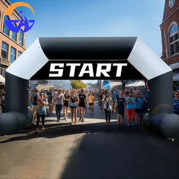 Inflatable Start & Finish Line Arch with Blower – Outdoor Event Archway 1