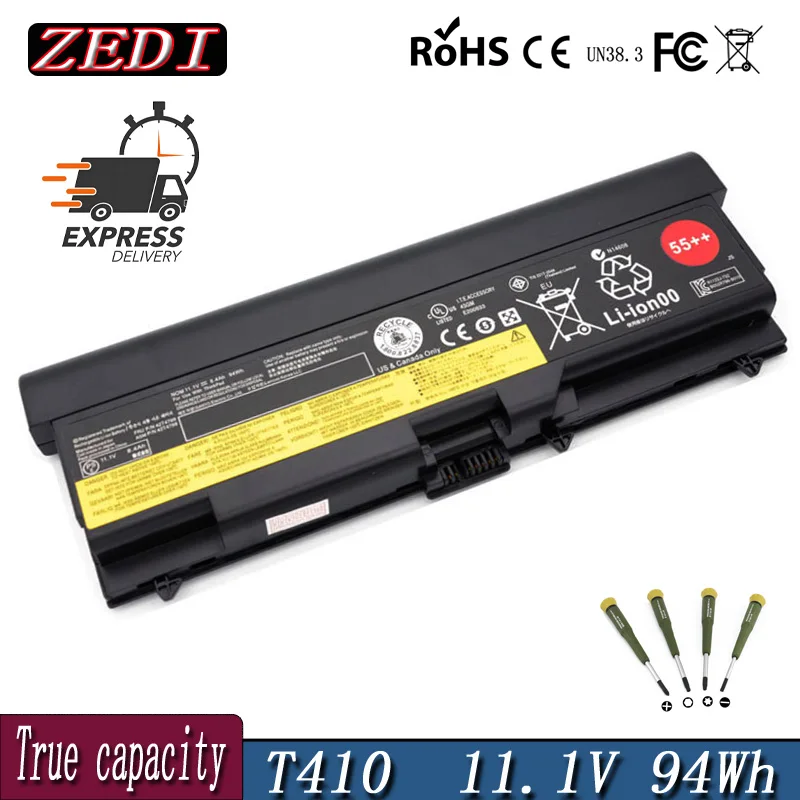 Batteria 4400mAh 11.1V Per Lenovo ThinkPad E40 T420 W520 | 6 Celle 49Wh | Ricambio 42T4795 42T4235 | Compatibile Con IBM