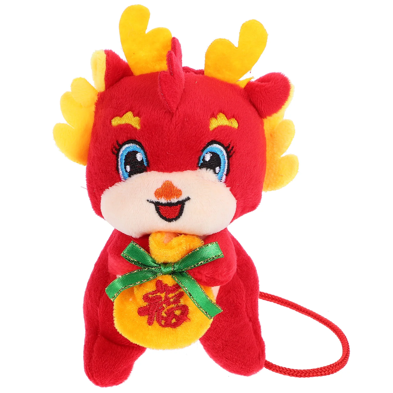 

Plush Cartoon Dragon Chinese Style Stuffed Dragon Toy Hanging Decorative Dragon