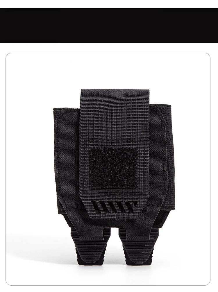 1000D Handschellen Tasche Fall MOLLE/Gürtel Low Profile Manschette Fall Holster Duty Gürtel Weste Strafverfolgung Outdoor Jagd Tasche – Detail 12
