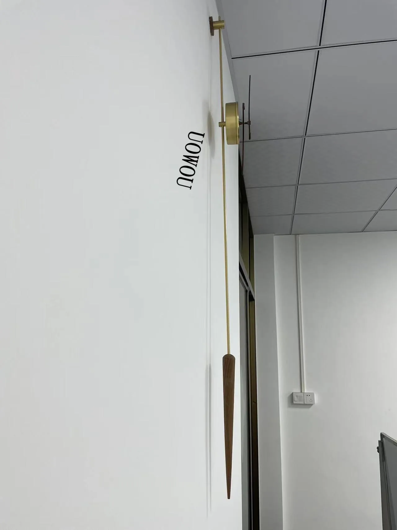 Nordic Pendulum Wall Clock Modern Living Creative Design Wall Clock Living Room Office Home Minimalist Pendulum Individual wall clock