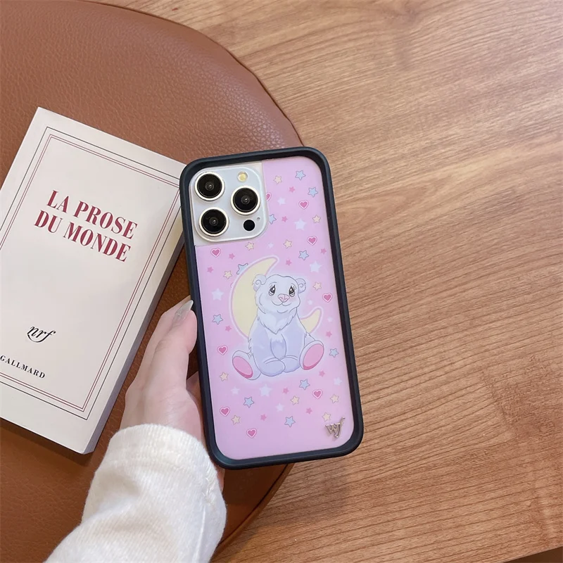 Cover per iPhone 17 Pro ax, Design Carino con Alieno e UFO in 3D, con Ciondolo, Antiurto, in Silicone, per Posteriore del Telefono
