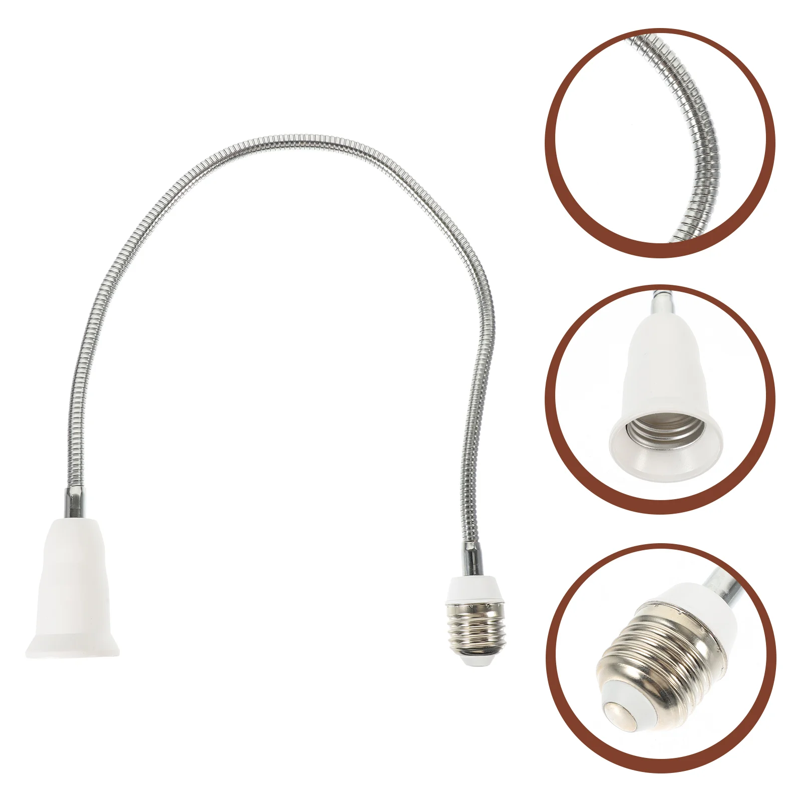 

Light Bulb Extender Socket E27 Base Recessed Light Converter Light Plug Adapter