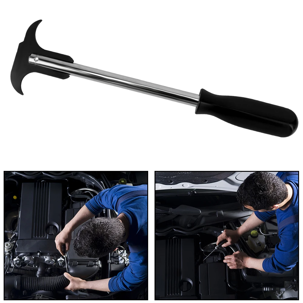 

Oil Seal Disassembly Tools Double Screwdriver Oil Seal Puller Car Repair Tool Carbon Steel Black Plastic Handle Wrench Puller