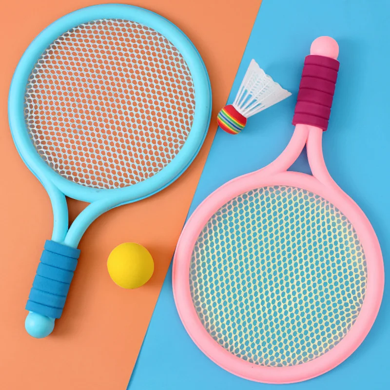 

Children Mini Badminton Tennis Ball Kindergarten Kids Sports Toy Parent-child Interactive Game 3-12Y Boys Girls Toy Set