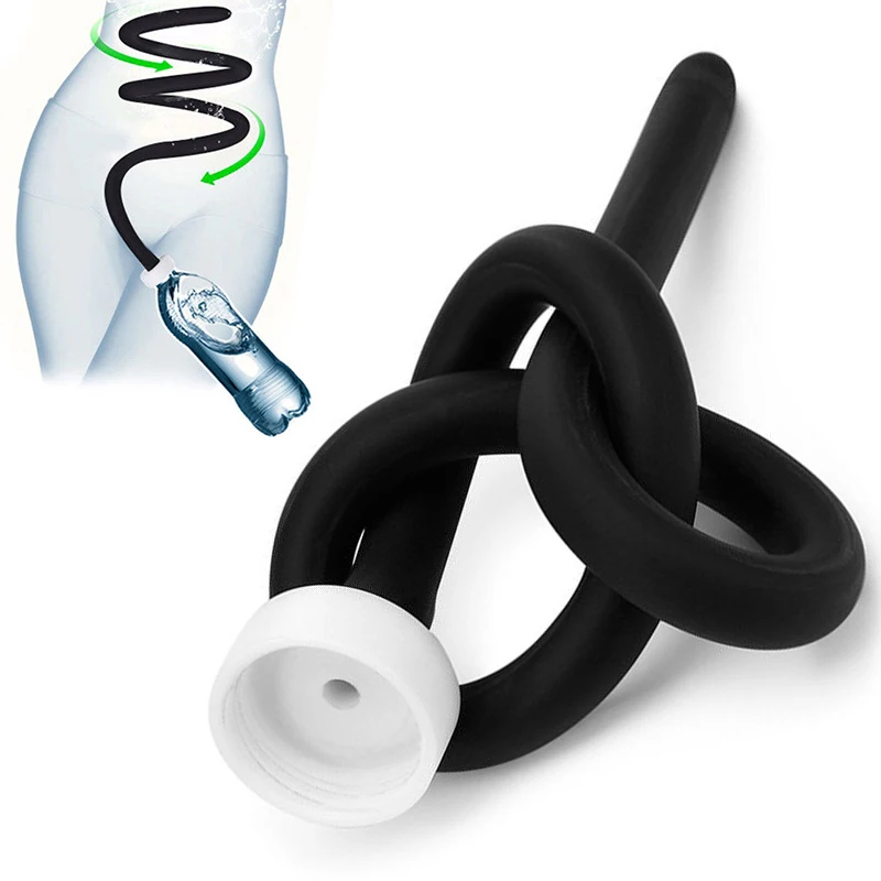 50CM Long Attachment Shower Tip Water Tubing Washing Enema Colon Cleaner