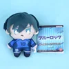 10cm New Blue Lock Plush Isagi Yoichi Nagi Seishiro Mikage Reo Itoshi Rin Bachira Meguru Chigiri Hyoma Stuffed Doll Pendant 5