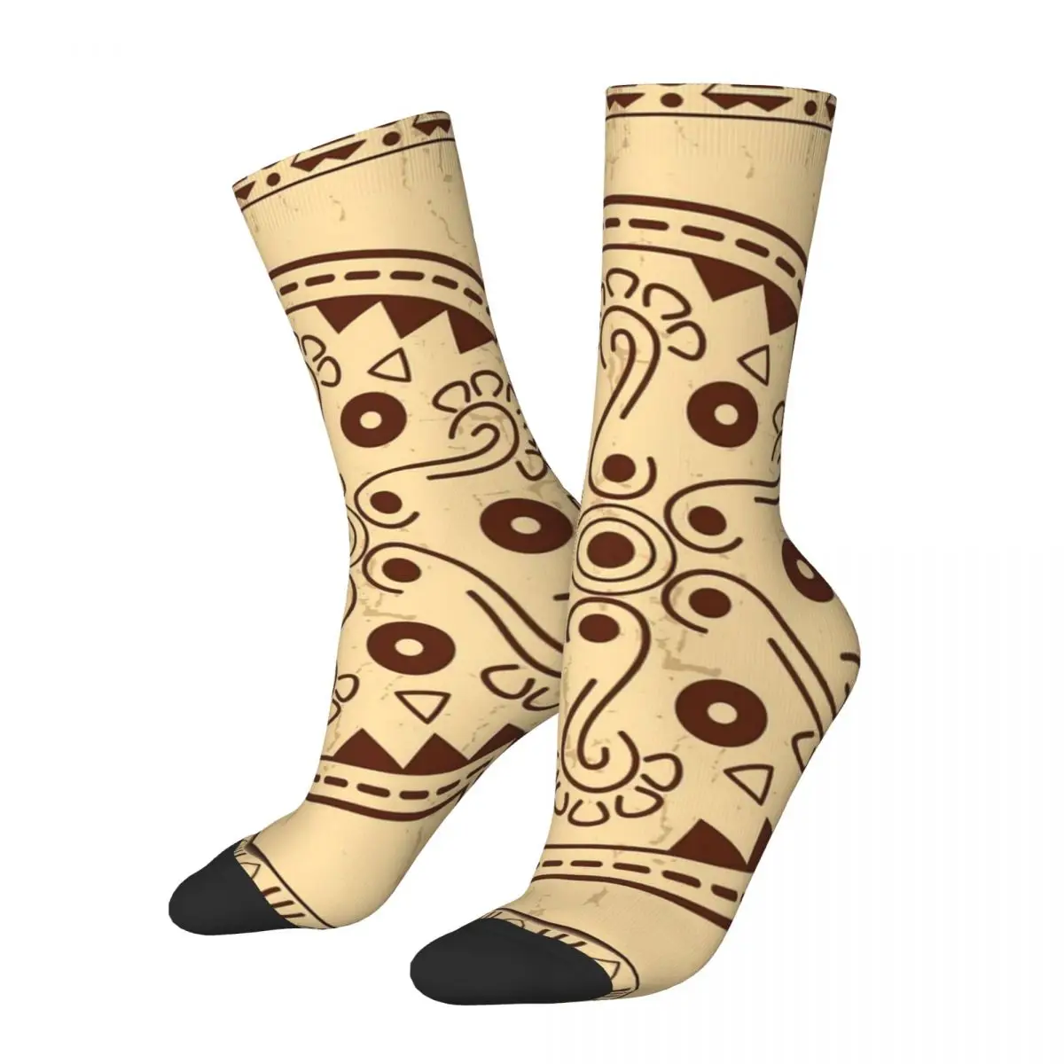 Tribal Ornament Illustration Adult Socks 3D Print Unisex Socks Men Socks Women Socks hip hop socks number 3d print women socks for unisex basketball socks cotton blend women skateboard high quality sox meias