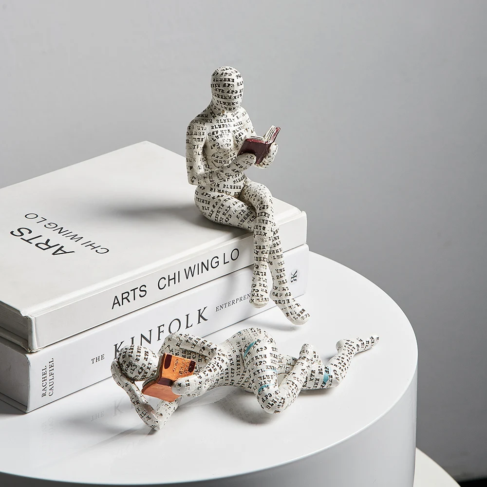 Creative Desk Stationery Decoration Resin Abstract Figure Sculpture Decoration Home Decor Statue Mummy Figurines Accessories