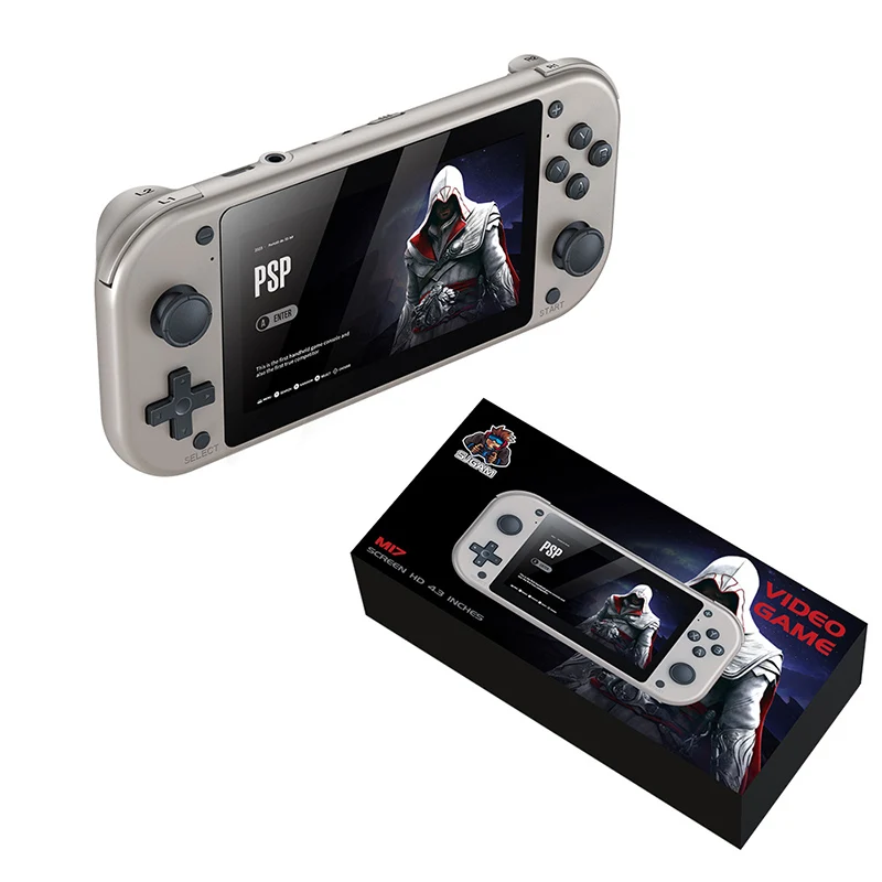 

Портативная Ретро игровая консоль M17, 4,3 дюйма, 128 ГБ, 10000 + игр