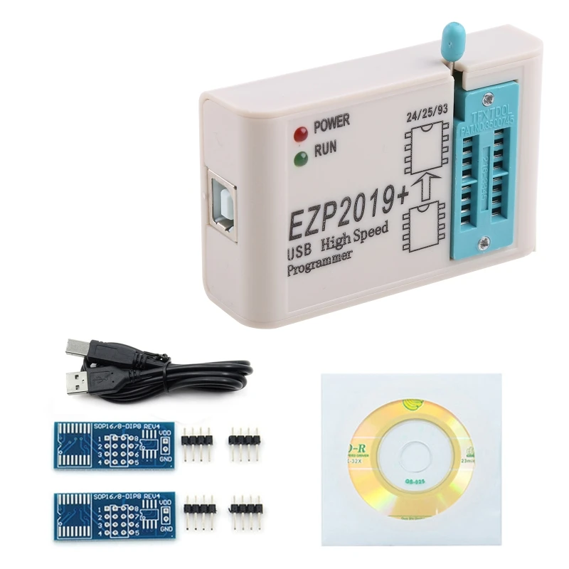 

EZP2019 высокоскоростной USB SPI программатор быстрая чтение гнездо Поддержка 32M флэш-память 24 25 93 EEPROM Flash Bios чипы Win7 Win8