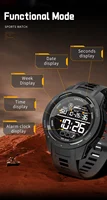 SMAEL 8105 Digital Watches Sports LED Wristwatches Men’s 50m Waterproof Watch Digital Light Stopwatch Watch for Men