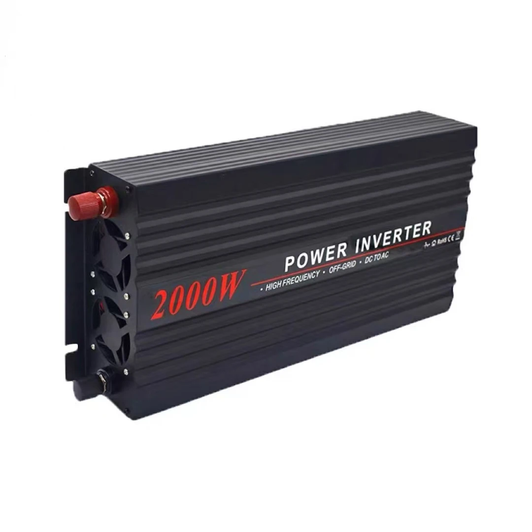 2000W Pure Sine Wave Power Inverter DC12V/24V/48V Car Power Inverter For Electri