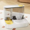 2-in-1 Pet Automatic Feeder Dog Cat Drinking Fountain Water Dispenser Food Bowl Pet Supplies For Dogs Cats 6