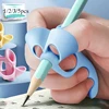Silicone Pencil Grips Children's Writing Pencil Pen Holder Five Fingers Fixed Handwriting Posture Correction Assisted Grip 1
