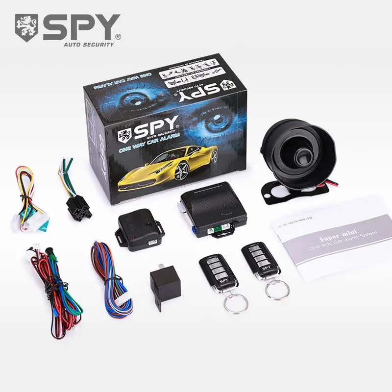 Kit Alarme Voiture Avec Centralisation Et Immobiliseur - Universel - Neuf