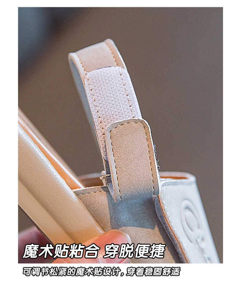 Boys Girls Summer Sandals Open Toe Matte Pu Leather Leisure Back Strap Soft Light Children Flats Beach 22-31 Toddler Kids Shoe children's sandals