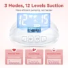Hands Free Breast Pump Electric Wearable Breast Pump 3 Modes & 12 Levels Portable Wireless Breast Pump Low Noise Breastfeeding 2